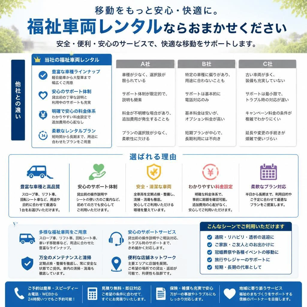 我々の特長
