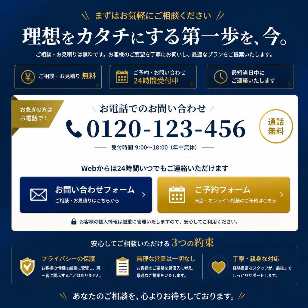 今すぐお問い合わせを！